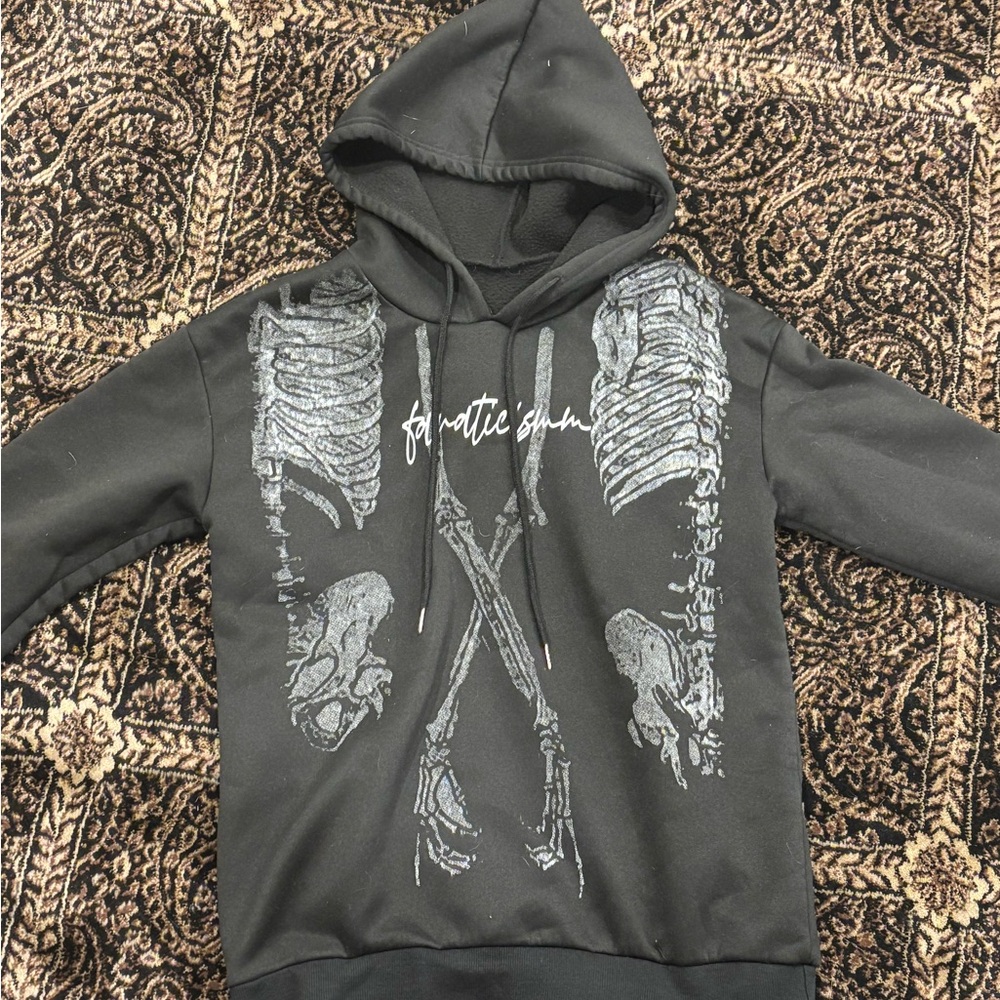 Graphic Skeleton Hoodie for Men